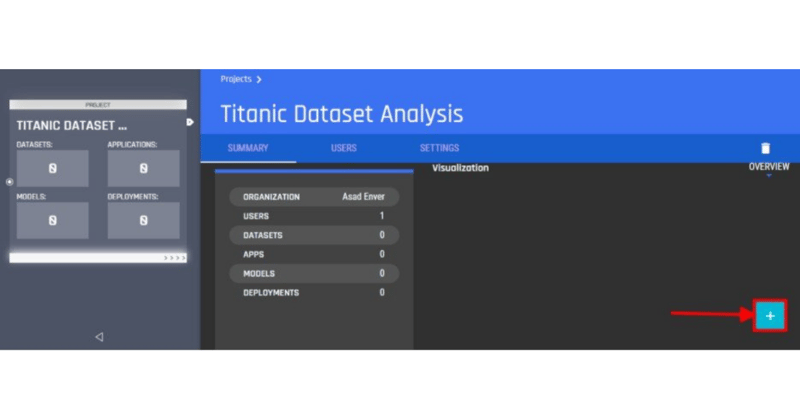 Importing a dataset on the AI & Analytics Engine