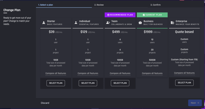 billing plan