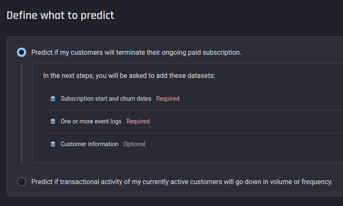 subscription option