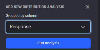 choose run analysis