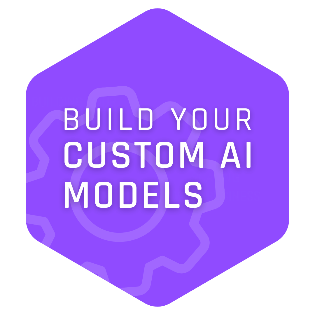 Build your custom AI models Build your custom AI models