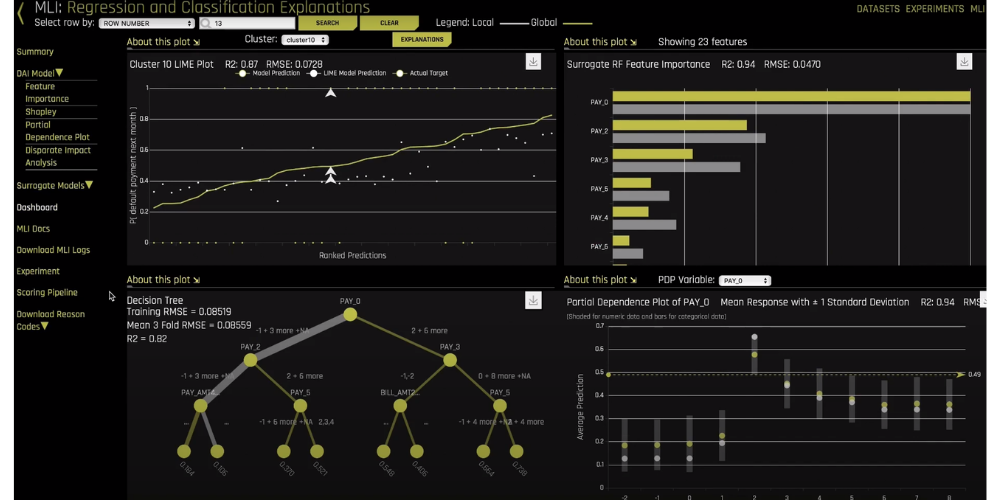 Driverless AI data visualization